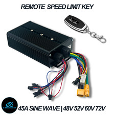Controlador de onda senoidal E Bike 45A 48V52V60V72V chave limitadora de velocidade 1500W2000W3000W comprar usado  Enviando para Brazil