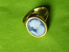 Camée bleu bague d'occasion  Callac