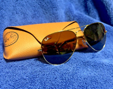 Gafas de sol Ray Ban Aviator RB3026 62 mm marco dorado lentes marrones segunda mano  Embacar hacia Argentina