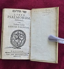 Liber psalmorum hebraice gebraucht kaufen  Ravensburg