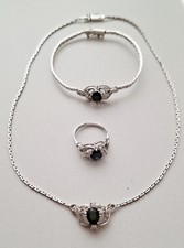Vintage schmuckset silber gebraucht kaufen  Köln