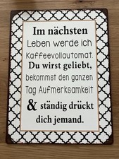 Metallschild spruch shabby gebraucht kaufen  Bruckberg
