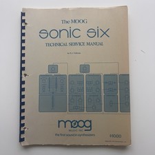 Usado, Manual de serviço vintage Moog Sonic Six comprar usado  Enviando para Brazil