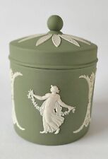 Wedgwood green jasperware for sale  SHEFFIELD