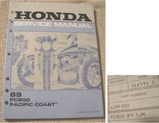 Honda pc800 service d'occasion  Expédié en Belgium