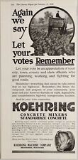1921 print koehring for sale  Sterling Heights
