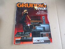 Grundig revue catalogo usato  Italia