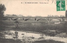 Cpa dep chalon d'occasion  Expédié en Belgium