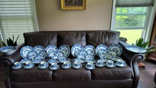 Service blue imari for sale  Corning