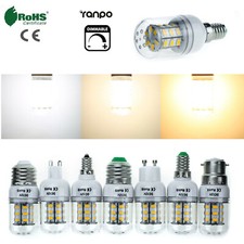 Bombilla de maíz regulable E27 E14 B22 7W 5730 SMD lámpara brillante 220V 12V 24V segunda mano  Embacar hacia Mexico