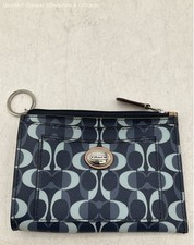 Carteira feminina Coach azul multicolorida comprar usado  Enviando para Brazil