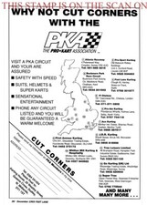 PKA Pro-Kart Association Go-Karting Centres ADVERT Original 1993 Impressão Anúncio 705/41 comprar usado  Enviando para Brazil