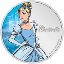 Moneda de Plata Princesa Disney Cenicienta 1 OZ $2 Niue 2024 segunda mano  Embacar hacia Argentina