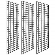 Pacote com 3 painéis de grade 2x6 PRETO , usado comprar usado  Enviando para Brazil