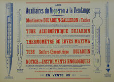 Affichette ancienne entoilée d'occasion  Limogne-en-Quercy