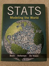 Stats modeling bock for sale  Rockwood