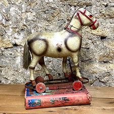 Jouet ancien cheval d'occasion  France