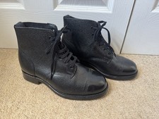 Sanders black leather for sale  HARROGATE