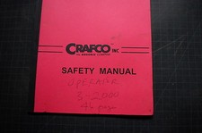 Crafco ergon operator for sale  Portland