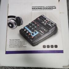 Usado, Mixer de áudio profissional placa de som console sistema interface digital 4 canais. comprar usado  Enviando para Brazil