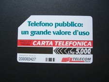 Scheda telefonica telecom usato  Torre del Greco