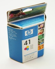 Cartucho de Impressão HP 41 Tri-Color InkJet Novo Estoque Antigo Caixa Aberta Expirado em 2007 comprar usado  Enviando para Brazil
