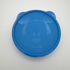 Tupperware Wonder Bowl #1405 com tampa do Mickey Mouse #3634A azul 6" redonda comprar usado  Enviando para Brazil