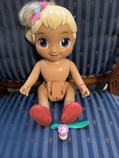 BONECA INTERATIVA BABY ALIVE Spoon Talks, SLURPS Soluços 2019 Olhos Abertos Fechar comprar usado  Enviando para Brazil