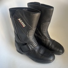 Akito black leather for sale  PRESTON