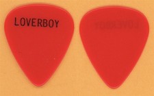 Loverboy Paul Dean 1ª palheta de guitarra personalizada - 1981 Get Luck Tour  comprar usado  Enviando para Brazil