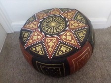 Faux leather round for sale  BOGNOR REGIS