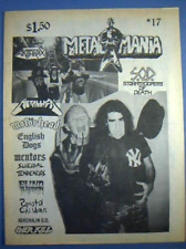 Metal Mania #17 Heavy Metal Fanzine Magazine, 1980s, Metallica, Motor Head comprar usado  Enviando para Brazil