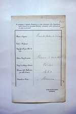 Autografo ernesto balbo usato  Italia
