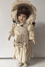Vintage porcelain doll for sale  BEDFORD