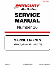 Mercury mercruiser service for sale  Lexington