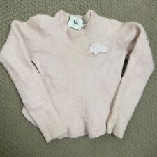 Suéter Aje Niñas Talla XS Juvenil Rosa Alpaca Nylon Pullover Parche segunda mano  Embacar hacia Argentina