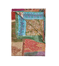 Manta de seda TAJ HOTEL Kantha 50" x 70" L128413 segunda mano  Embacar hacia Mexico