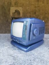TV azul Majestic, mini TV e rádio portátil vintage, tamanho de tela de 5,5 pol. comprar usado  Enviando para Brazil