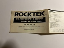 Rare rocktek metal for sale  Albany