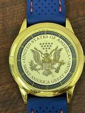 Relógio Make America Great Again, 40mm, pulso de 8”, nova bateria, funciona muito bem, usado comprar usado  Enviando para Brazil