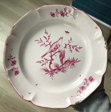 Belle assiette faience d'occasion  Ham