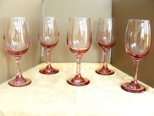 Libbey pink plum for sale  HEREFORD