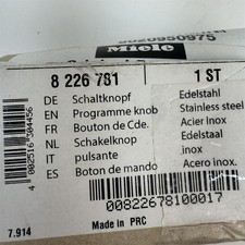 Botão programa fogão Miele aço inoxidável D 46mm 8226781 comprar usado  Enviando para Brazil