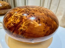 Caixa redonda ideia de presente joia Thuya organizador de caixa de madeira caixa redonda decorativa, usado comprar usado  Enviando para Brazil