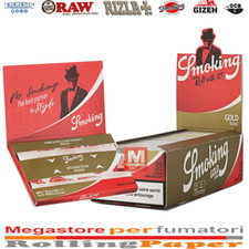 Usado, Cartine Smoking Gold Oro – Corte Doppie Ultra Sottili, 25 Libretti Eleganti comprar usado  Enviando para Brazil