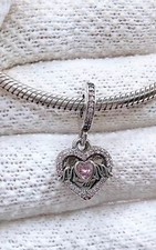 Dije colgante corazón y mamá S925 plata dije para pulsera collar segunda mano  Embacar hacia Mexico