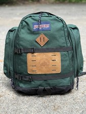  Mochila vintage anos 90 Jansport 30 litros CORDURA verde floresta feita nos EUA comprar usado  Enviando para Brazil