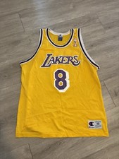 Camiseta de basquete vintage Champion Los Angeles Lakers Kobe Bryant #8 tamanho 48 comprar usado  Enviando para Brazil
