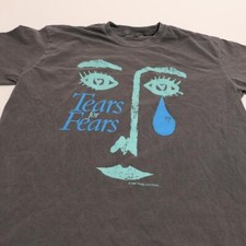 Camiseta carvão Tears For Fears Teardrop Songs From The Big Chair NH14561 comprar usado  Enviando para Brazil