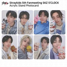 Cartão fotográfico STRAY KIDS 5º Fanmeeting SKZ 5'CLOCK oficial MD acrílico suporte KPOP comprar usado  Enviando para Brazil